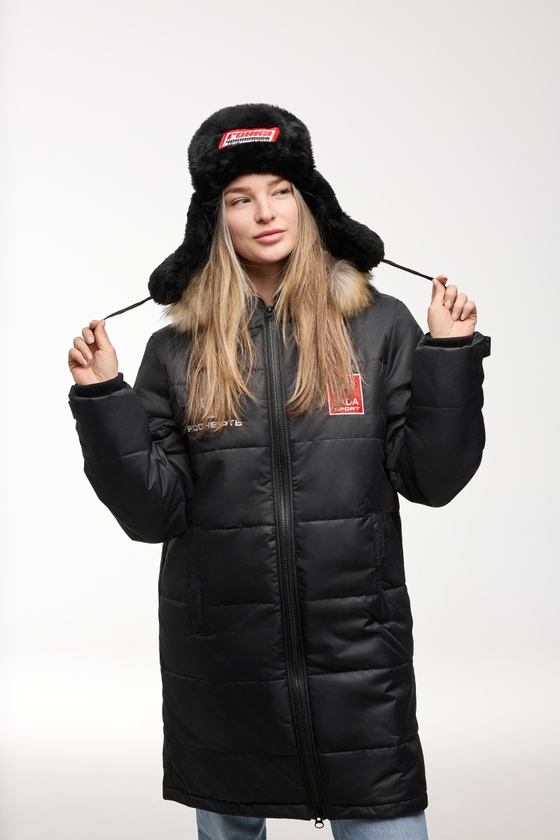 Шапка ушанка "Гонка чемпионов"