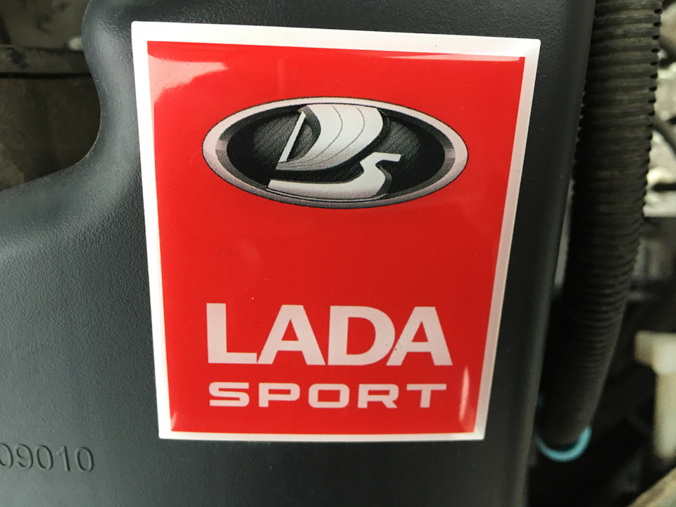 Наклейка "LADA Sport" 65Х55